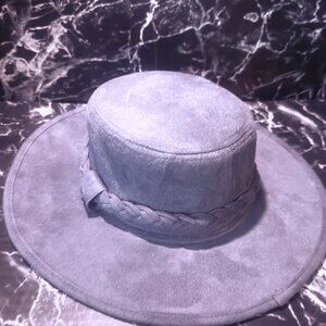 Authentic Patagonia Wide Brim Fedora/Boater-Style Hat–Ribbon Detail–Unisex